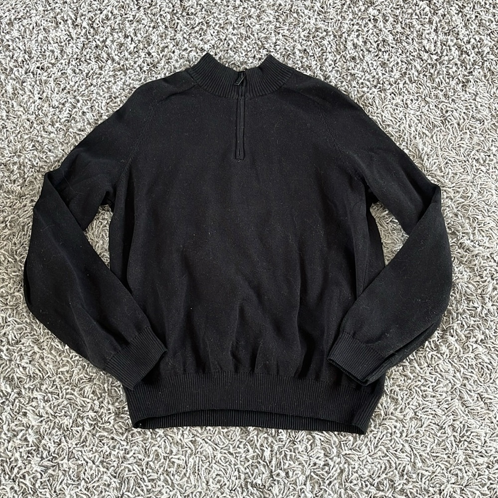 Men’s pullover half zip sweater